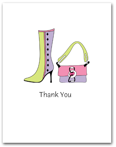 One Lavender Light Green Boot and Matching Purse Thank You Larger